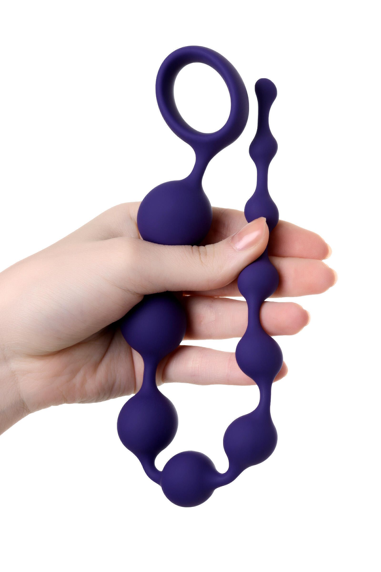 Анальная цепочка Toyfa ToDo Grape, фиолетовый