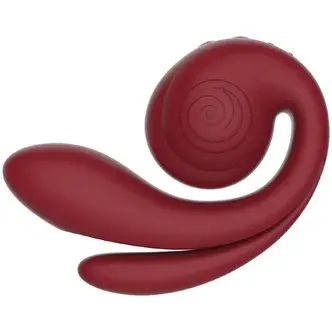 Тройной вибратор SVibe Gizi Pro, бордовый