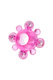 Эрекционное кольцо Toyfa с бусинками, розовое