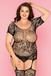 Костюм-сетка и стринги Candy Girl Baby черные, 2XL