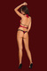 Комплекты Obsessive Sensuelia set Red, Красный, L/XL