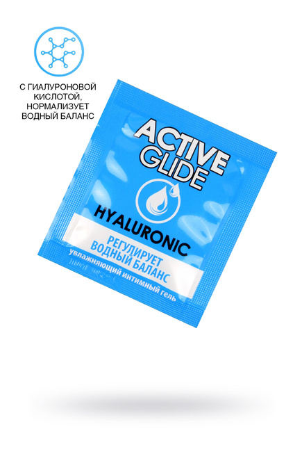 фото Увлажняющий интимный гель Active Glide Hyaluronic, саше 3 мл