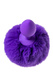 Анальная пробка с хвостом Toyfa ToDo Sweet bunny, фиолетовый