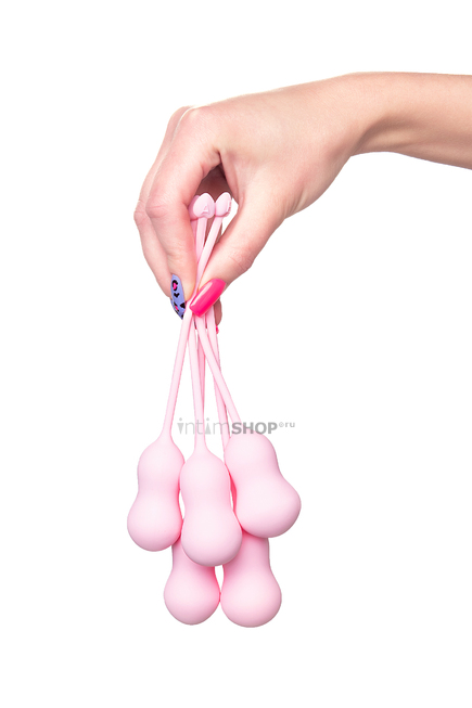 Набор вагинальных шариков Toyfa Flovetta Tulips, розовый - фото 5