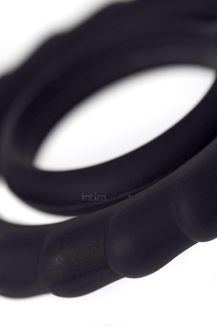 Эрекционное кольцо на пенис Jos Bab Bunny, силикон, чёрный, 9 см - фото 7