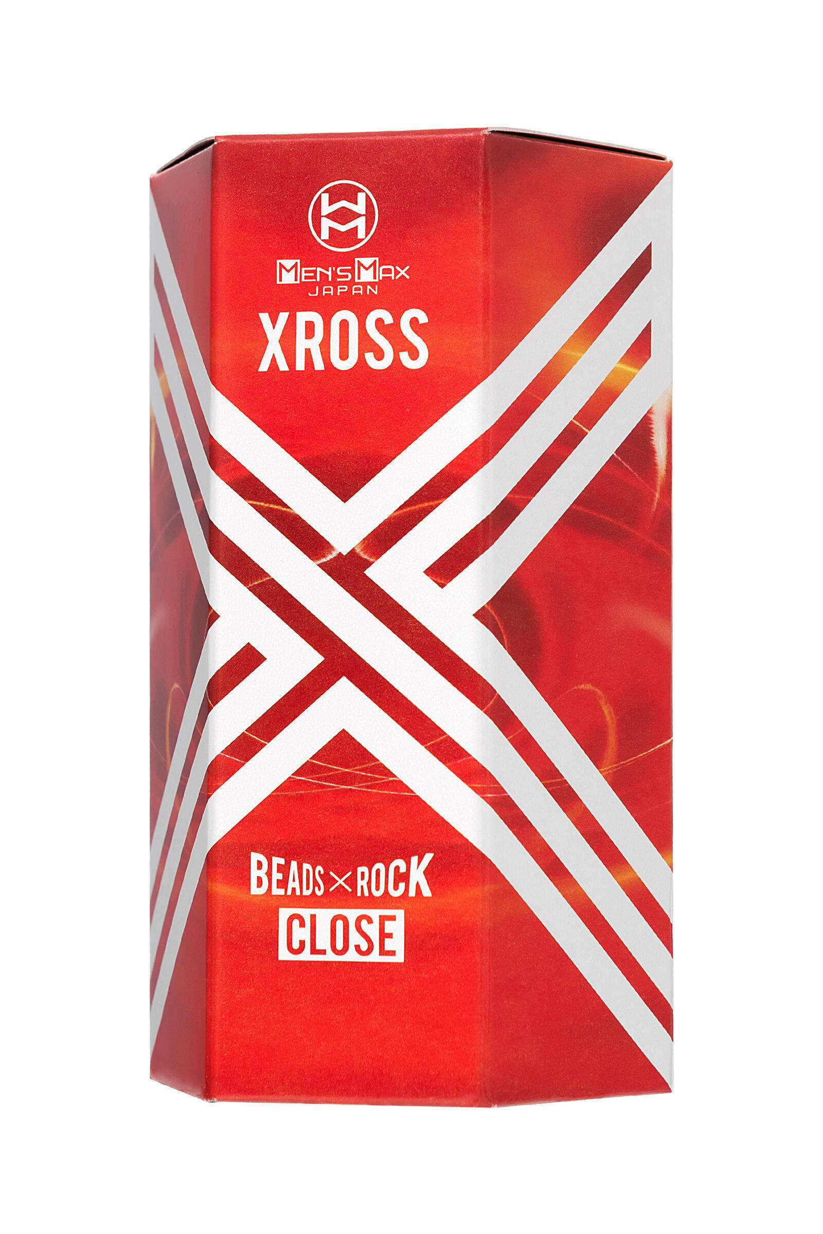 Мастурбатор с двумя тоннелями MensMax Xross Beads×Rock Close, бесцветный