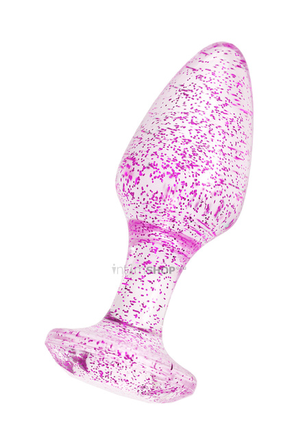 Акриловая анальная пробка Toyfa, фиолетовый - фото 8