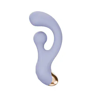 Вибратор-кролик с ротацией в клиторальном отростке LoveStore Jazz Funk, сиреневый