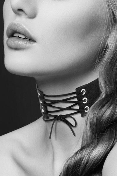 

Чокер с Шнуровкой Choker Lacet Noir, черный