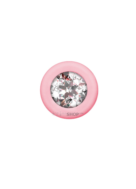 Анальная цепочка с кристаллом Lola Games Emotions Chummy, розовый от IntimShop
