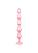 Анальная цепочка с кристаллом Lola Toys Emotions Chummy, розовая с бесцветным кристаллом