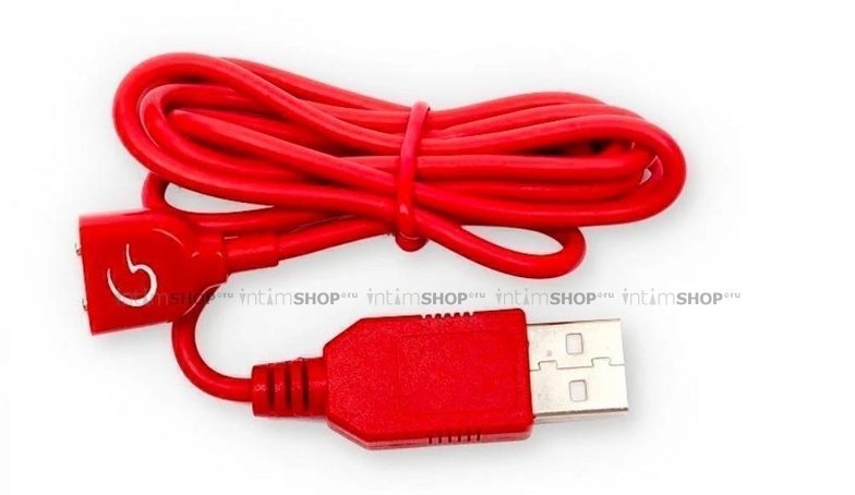 Зарядное устройство Gvibe Magnetic charging cord red