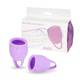 Набор менструальных чаш Lola Games Natural Wellness Orchid, 2 шт, сиреневый