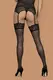 Чулки Obsessive Bondea stockings, Чёрный, S/M