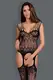 Боди Obsessive G 317 bodystocking, Чёрный, S/M/L