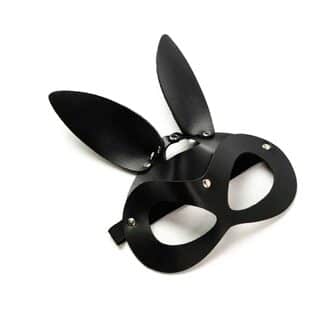 Маска зайки составная Crazy Handmade, чёрная