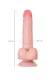 Фаллоимитатор с подвижной кожей и фиксацией формы Toyfa RealStick My Babe My Pretty 20 см, телесный