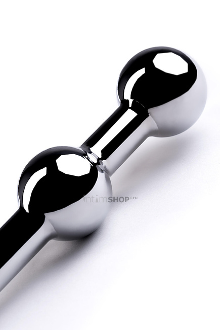 Крюк анальный с двумя шарами, TOYFA Metal, металл, серебристый, 41 см - фото 7