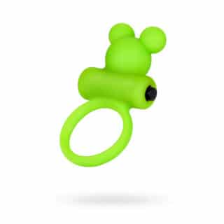 Виброкольцо на пенис Toyfa A-Toys, 8 см, зеленый