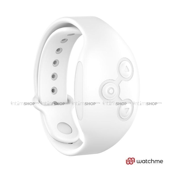 Виброяйцо DreamLove Wearwatch Watchme с белым браслетом ДУ, фуксия от IntimShop