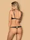 Кружевной комплект с открытой грудью и трусиками с доступом Liferia Obsessive, S/M