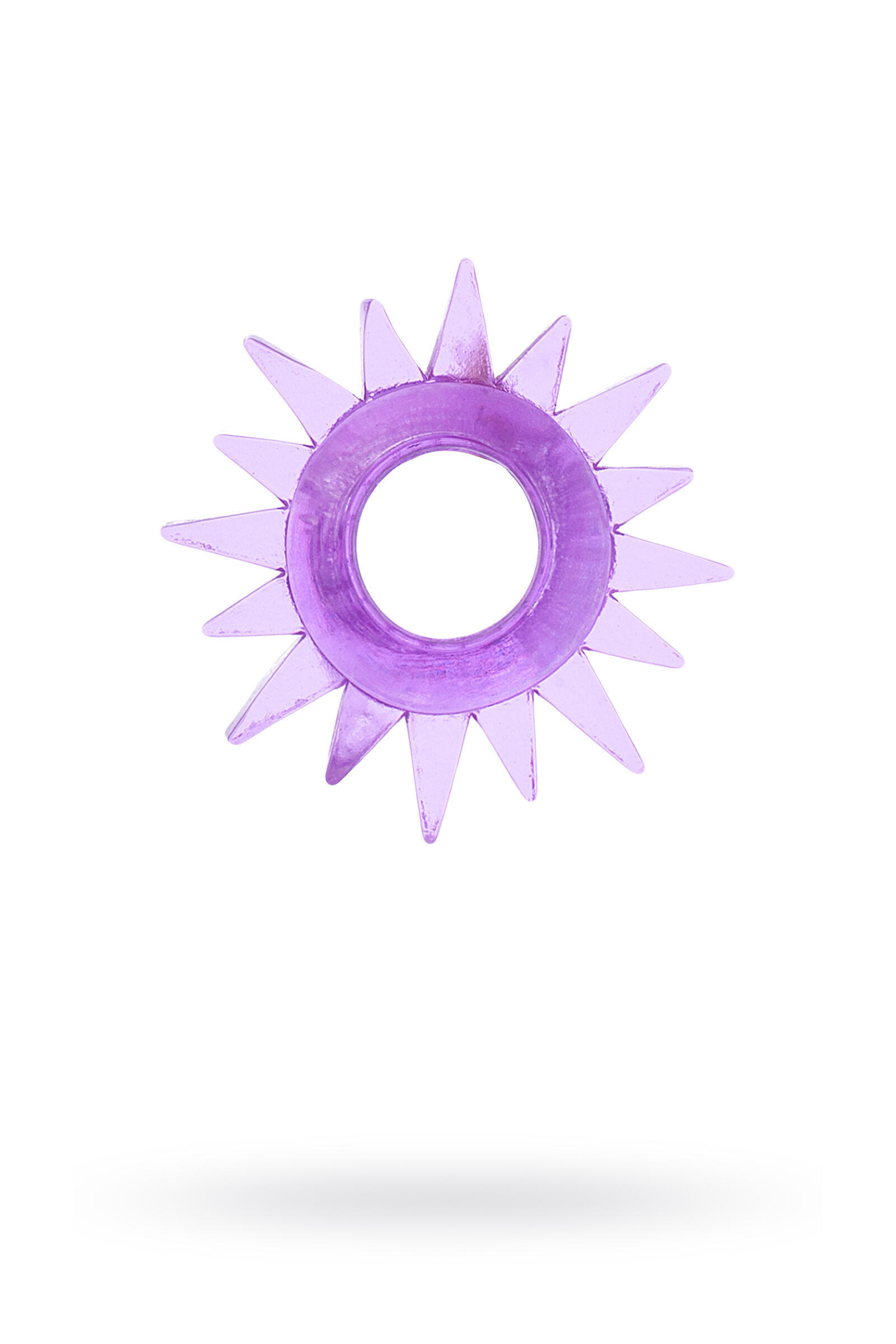 Эрекционное кольцо Toyfa в форме солнца, фиолетовое