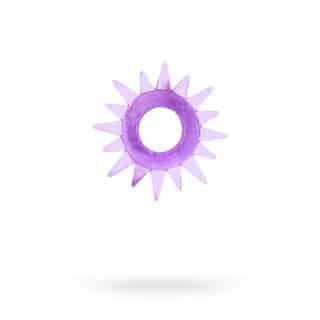 Эрекционное кольцо TOYFA в форме солнца, фиолетовое