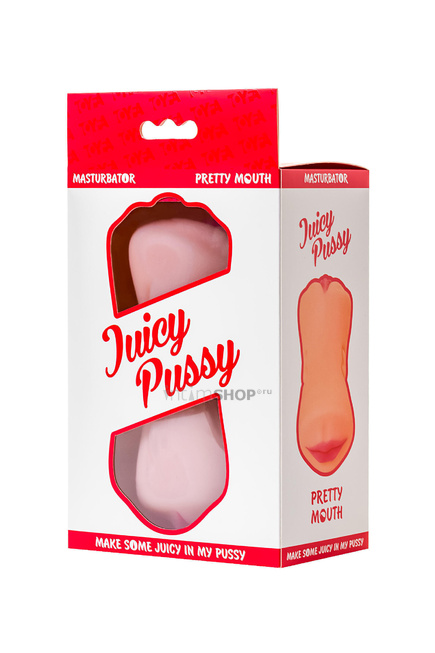Мастурбатор Toyfa Juicy Pussy Pretty Mouth, рот и вагина, телесный от IntimShop