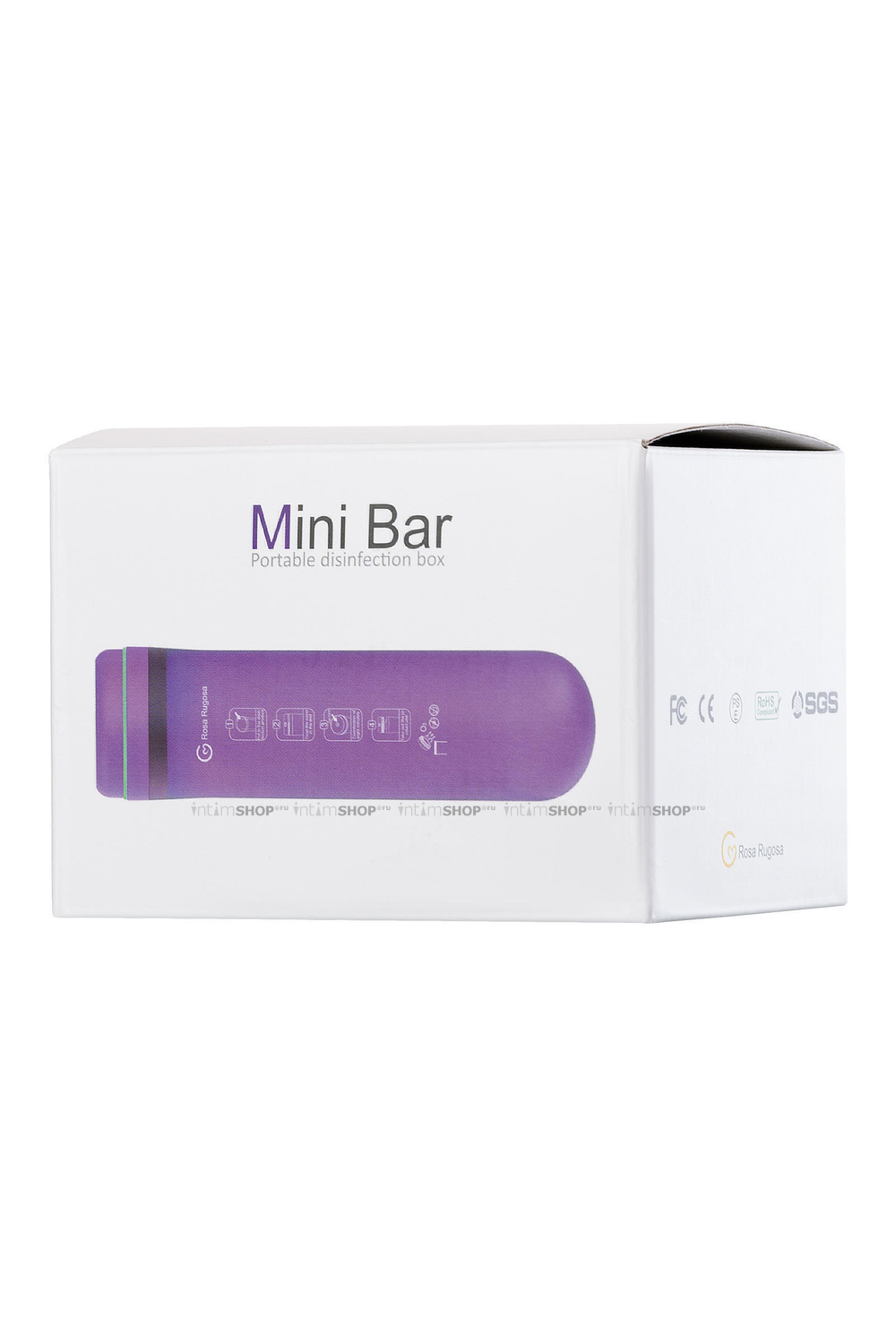 Контейнер для антибактериальной обработки секс-игрушек Rosa Rugosa Mini Bar, фиолетовый