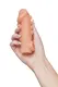 Насадка на член Kokos Cock Sleeve 008 S с подхватом мошонки, телесная