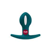 Анальная пробка Fun Factory B Ball Uno со смещенным центром тяжести, тёмно-зелёная