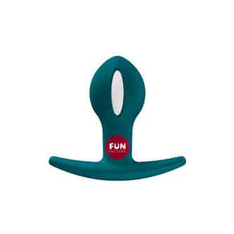 Анальная пробка Fun Factory B Ball Uno со смещенным центром тяжести, тёмно-зелёная