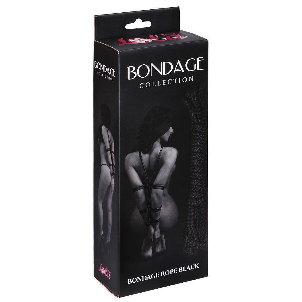 Веревка Bondage Collection Lola Toys, черная, 9 м