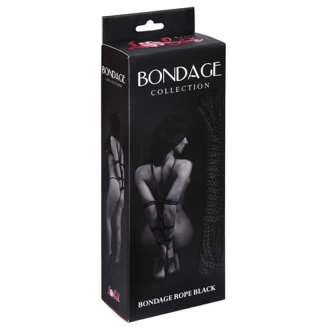 Веревка Bondage Collection Lola Toys, черная, 9 м от IntimShop