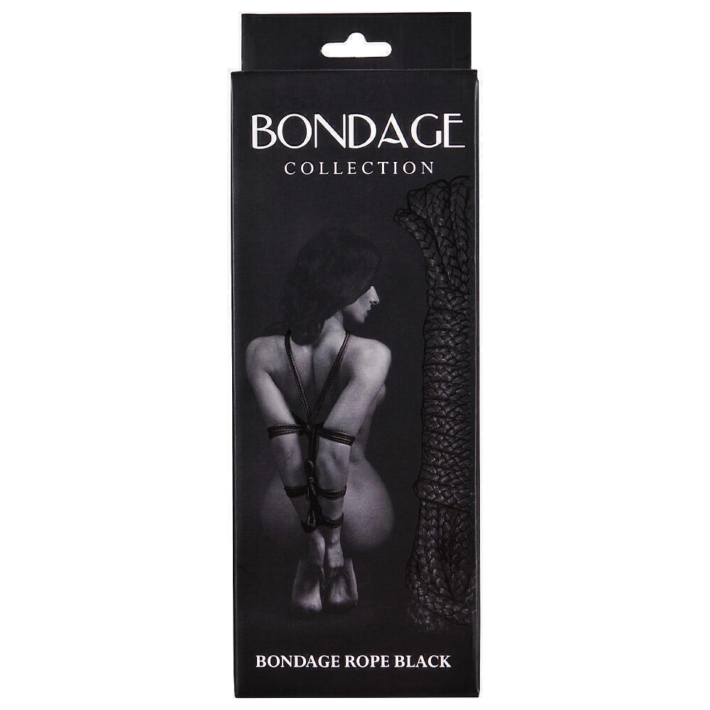 Веревка Bondage Collection Lola Toys, черная, 9 м