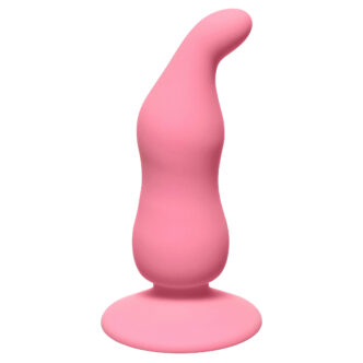 Анальная пробка Lola Toys First Time Waved Anal Plug, розовая