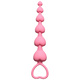 Анальная цепочка Lola Games First Time Heart's Beads, розовая
