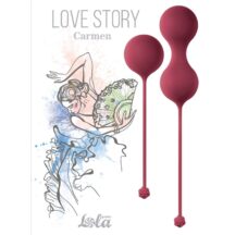Набор вагинальных шариков Love Story Carmen Lavender Sunset, красный