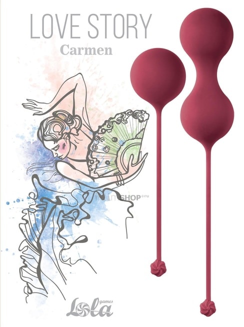 фото Набор вагинальных шариков Love Story Carmen Lavender Sunset, красный