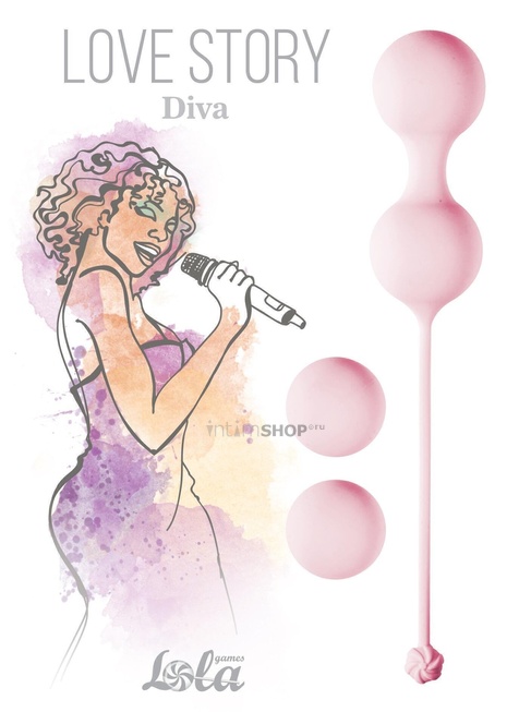 фото Набор вагинальных шариков Lola Games Love Story Diva, розовый