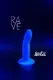 Фаллоимитатор светящийся в темноте Lola Games Rave Neon Driver 13 см, синий