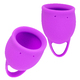 Набор менструальных чаш Lola Games Natural Wellness Tulip, 2 шт, фиолетовый