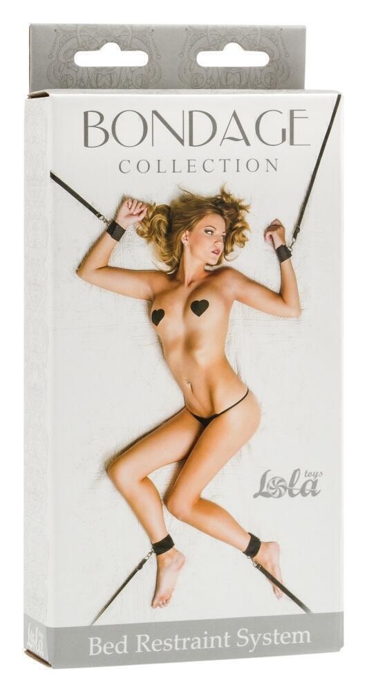 Набор для фиксации на кровать Lola Games Bondage Collection, черный