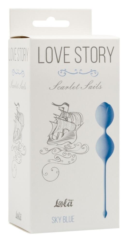 Вагинальные шарики Lola Games Love Story Scarlet Sails, голубой