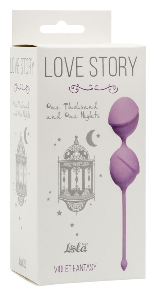 Вагинальные шарики Lola Games Love Story One Thousand and One Nights, сиреневые