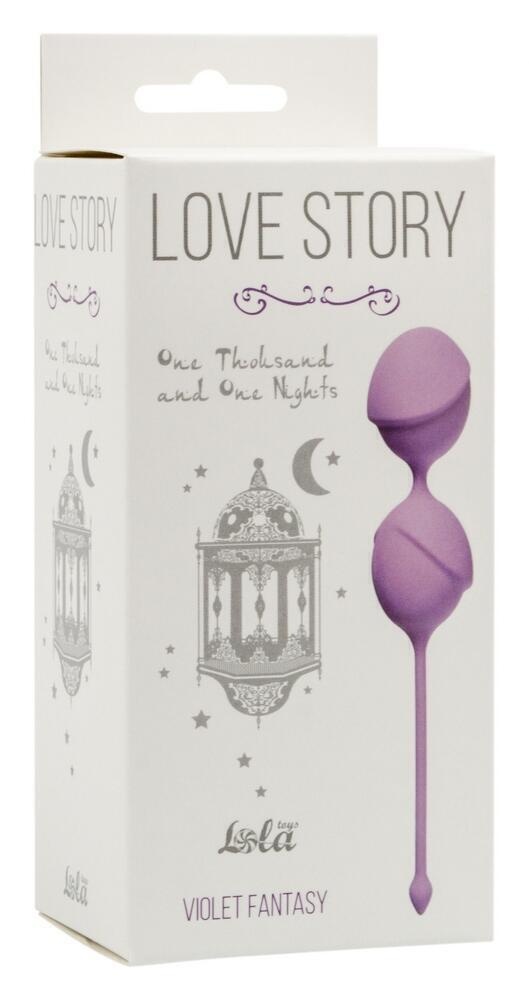 Вагинальные шарики Lola Games Love Story One Thousand and One Nights, фиолетовые