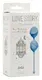 Вагинальные шарики Lola Games Love Story One Thousand and One Nights, голубые