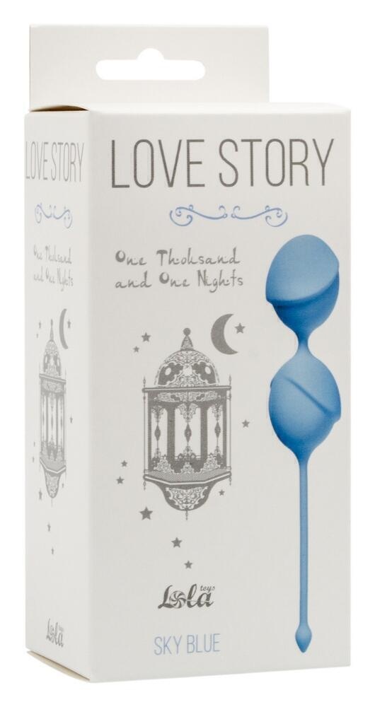 Вагинальные шарики Lola Games Love Story One Thousand and One Nights, голубой