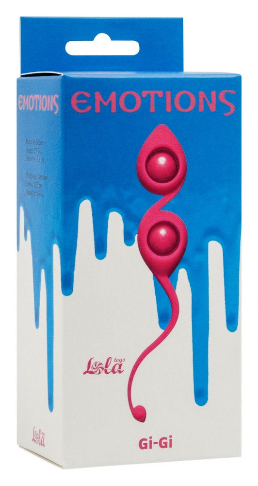 Вагинальные шарики Lola Games Emotions Gi-Gi, розовые