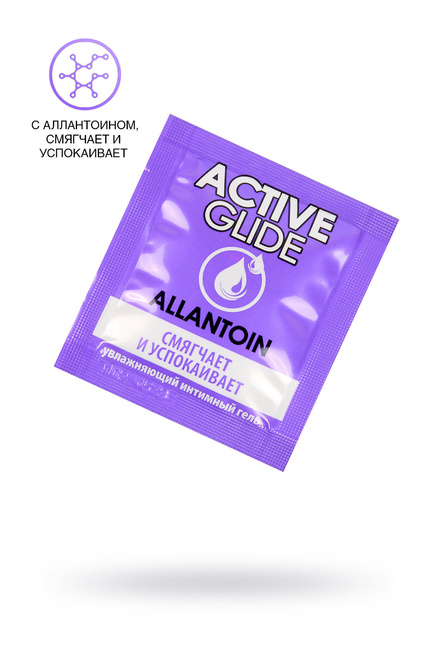 фото Увлажняющий интимный гель Active Glide Allantoin, саше 3 мл
